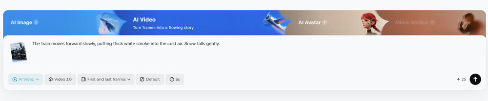 Dreamina ai video generator promt box.jpeg