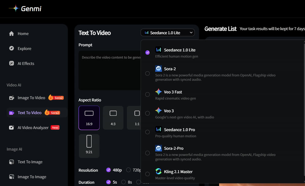 genmi ai app support various ai models.png