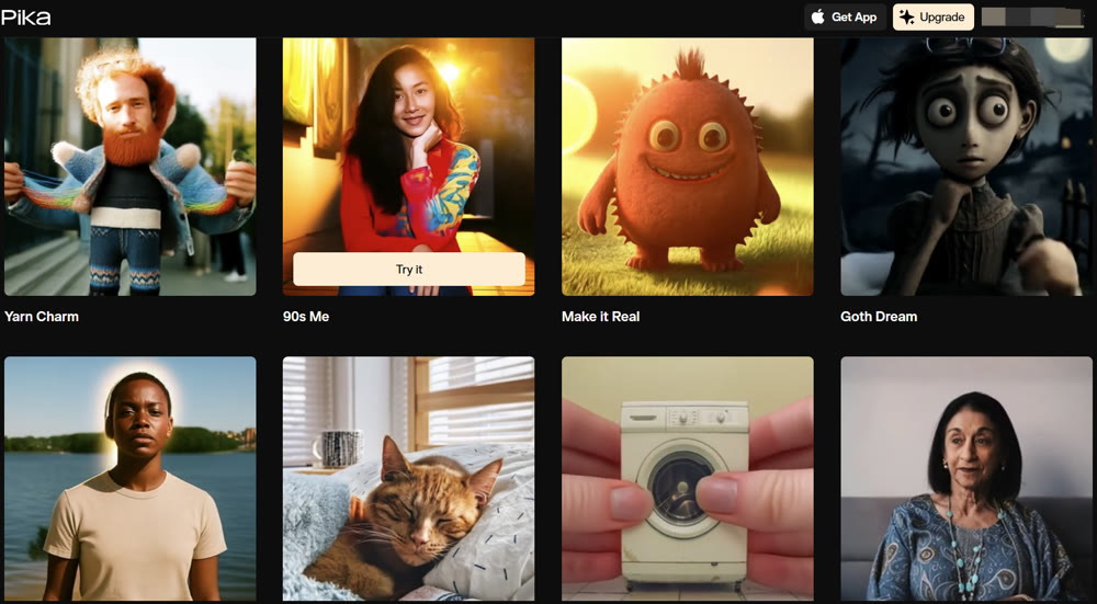 pika ai homepage showcase.png
