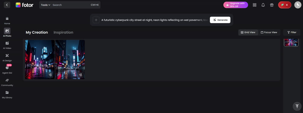 fotor ai image generator review step 2.png