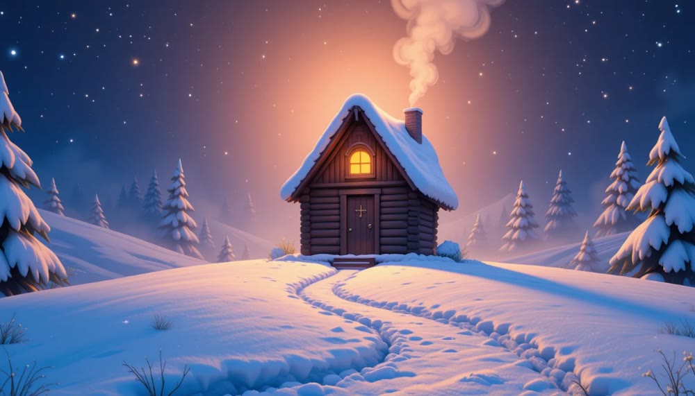 Disney Story animation style A small charming wooden cabin (2).jpg