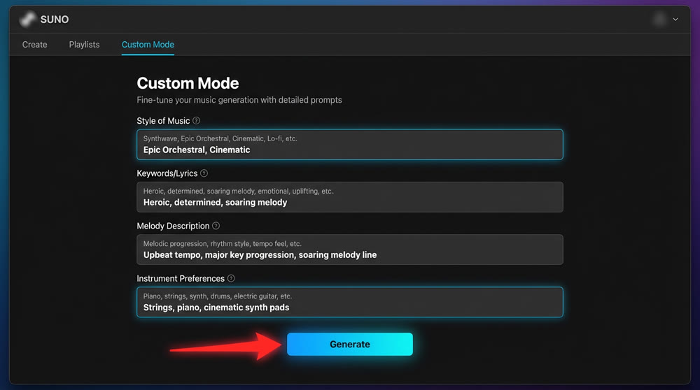 Suno AI custom music interface.png