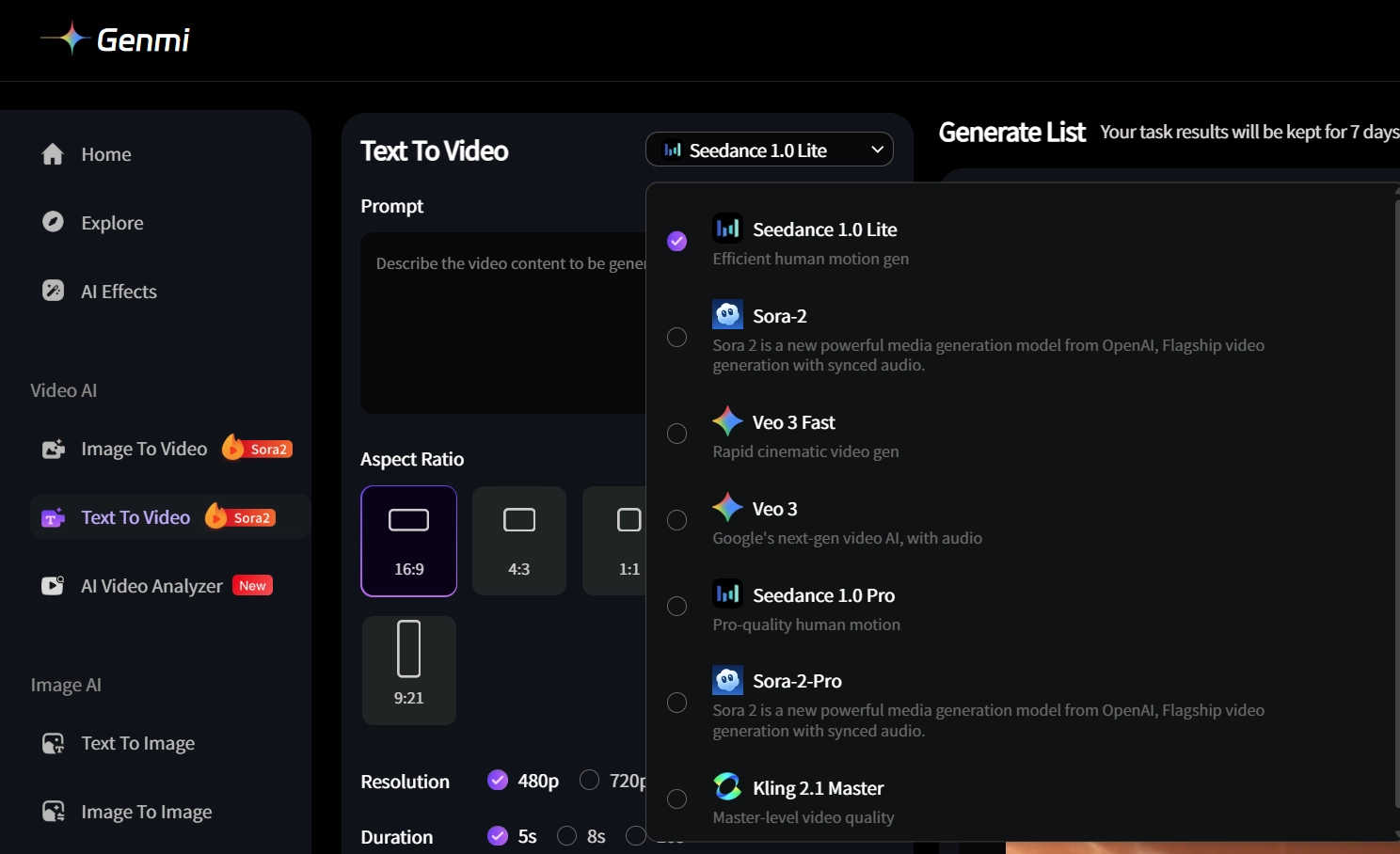 genmi ai app support various ai models.webp